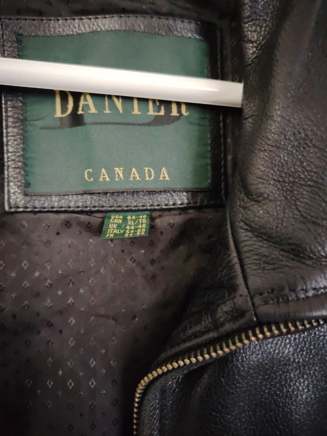 🥕Danier Leather Jacket XL/TG image indicator(4)