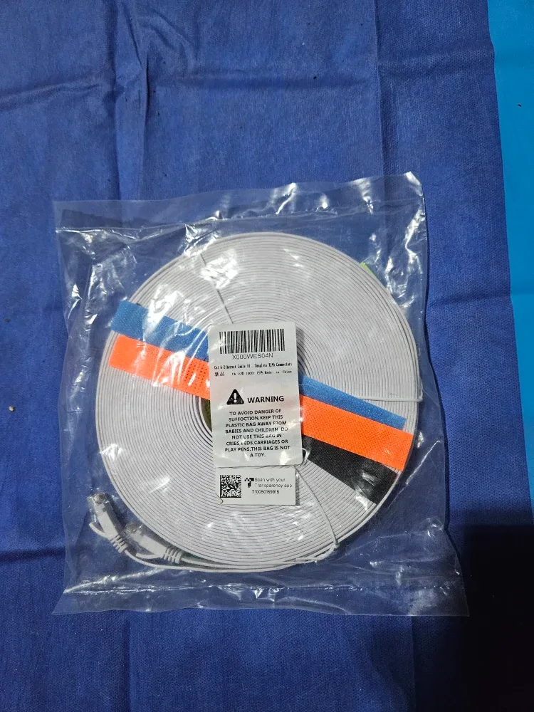 New Geekee Flat Ethernet Cable 100ft image indicator(2)