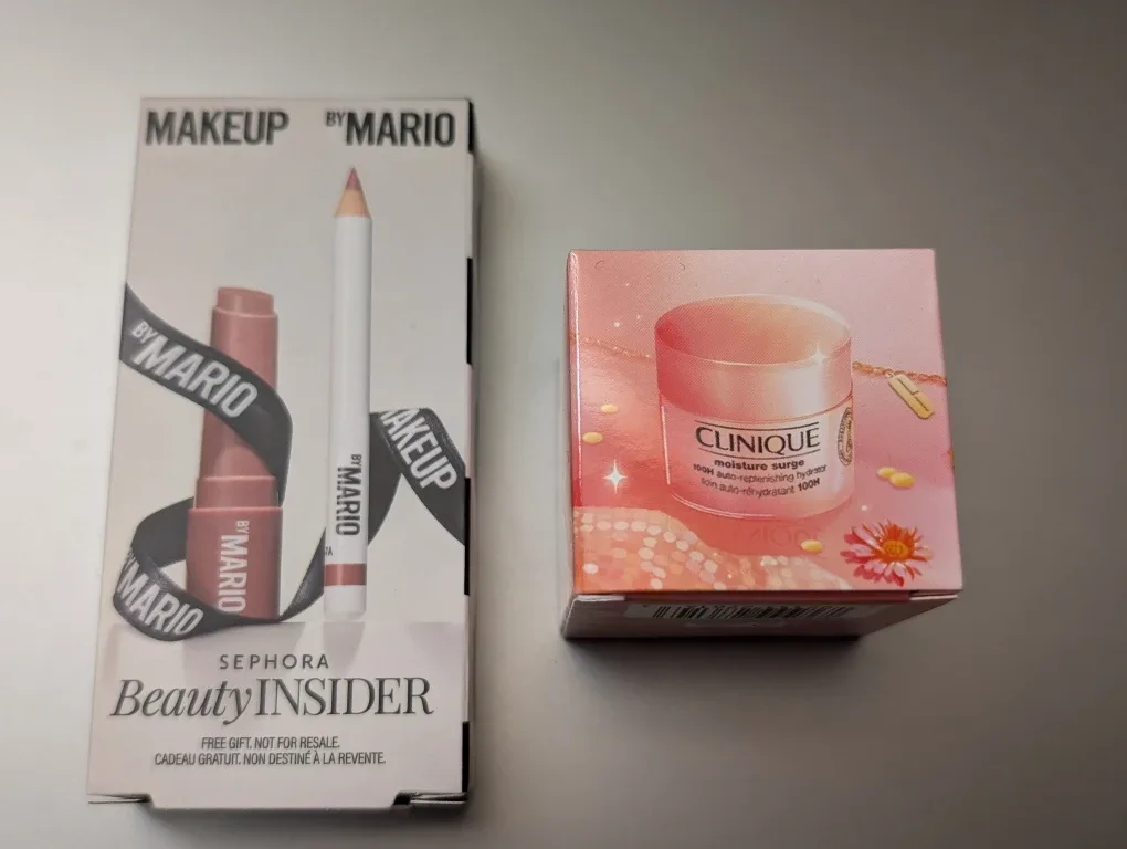 Brand New Clinique Moisture Surge 15ml and Makeup by Mario