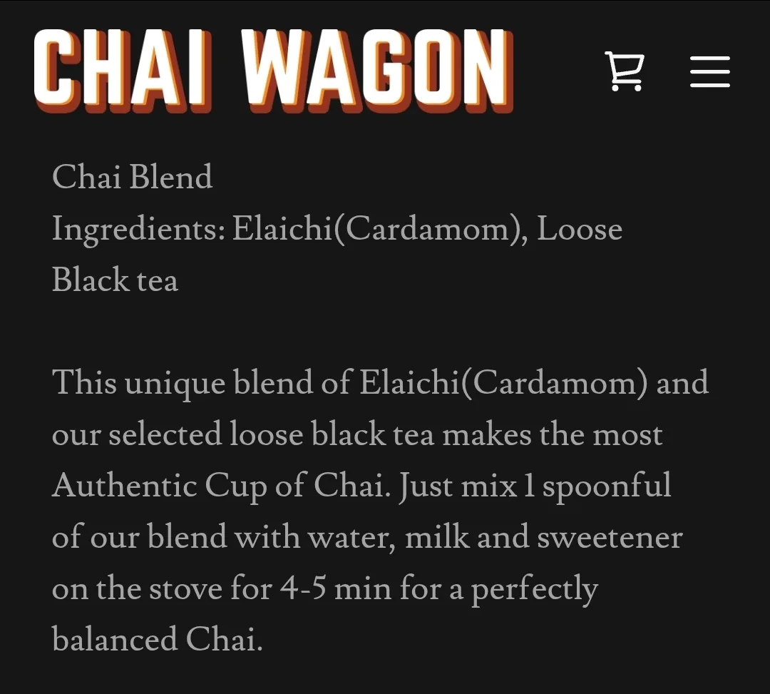 Chai Wagon - Elaichi Chai image indicator(2)