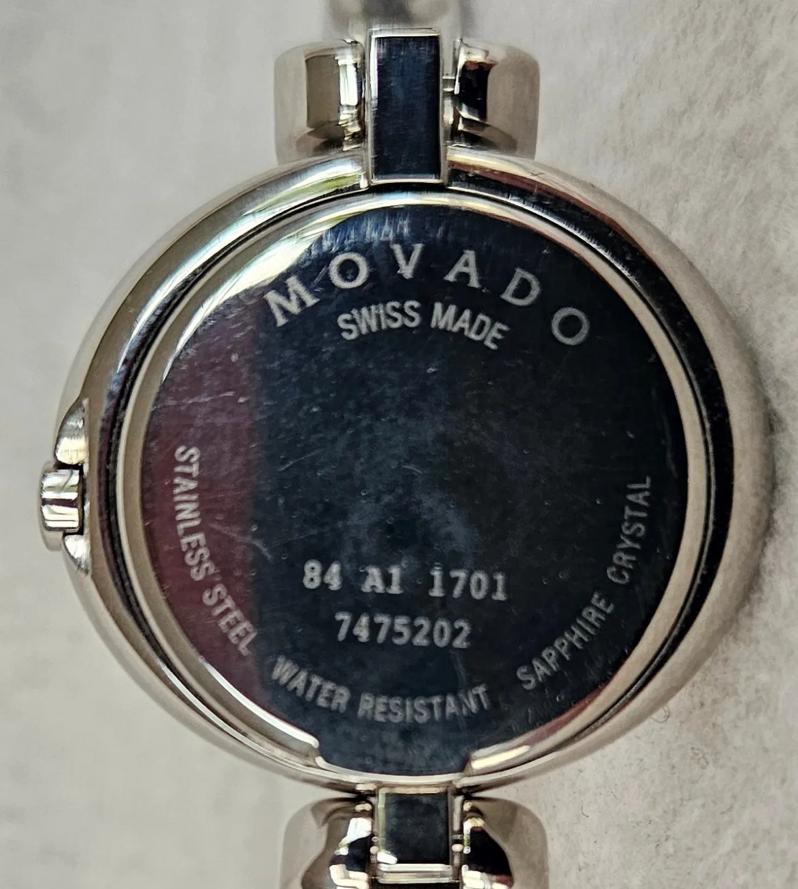 Movado Museum Ladies Stainless Steel Watch Model No. 84 A1 1701 image indicator(2)