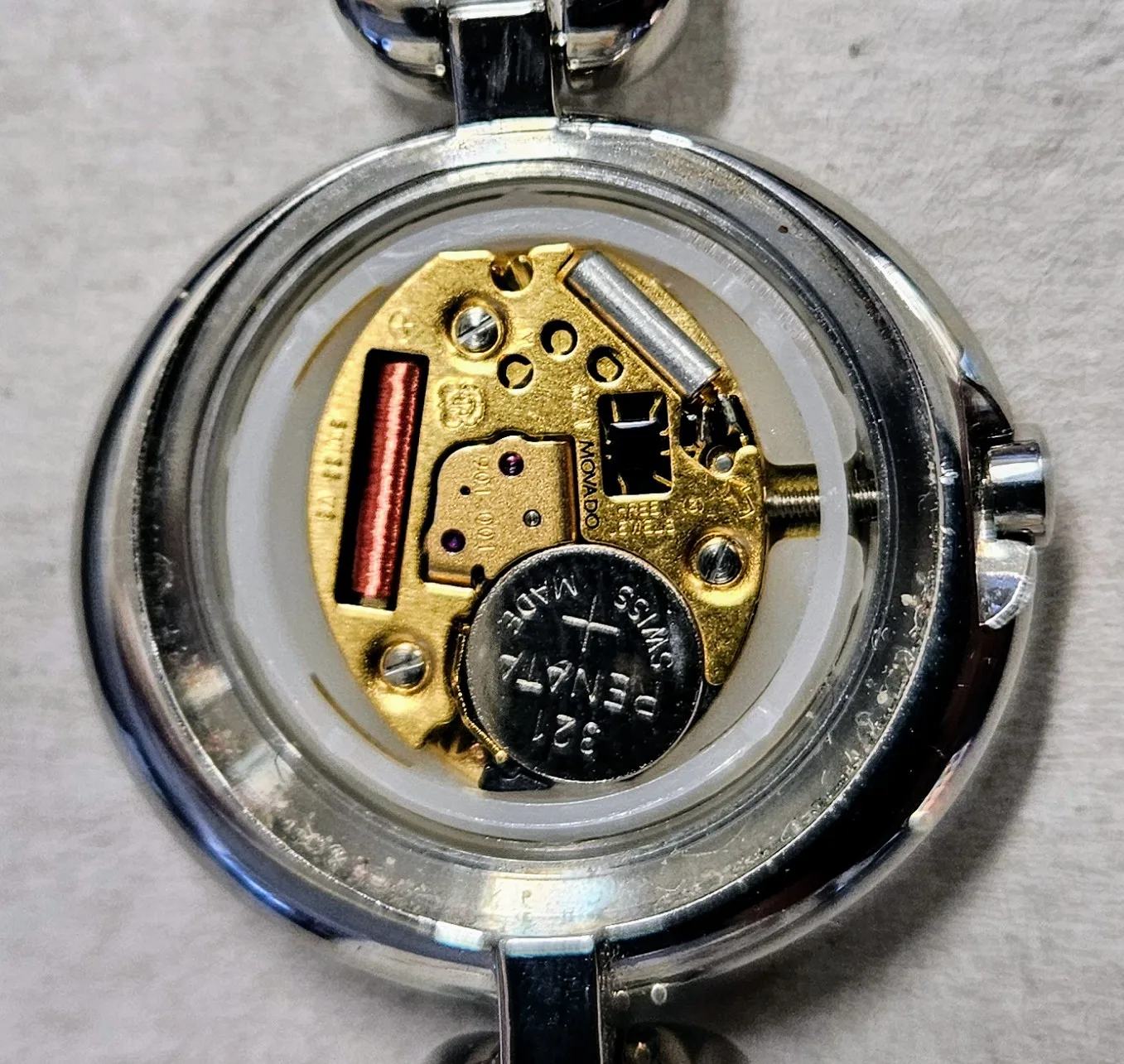 Movado Museum Ladies Stainless Steel Watch Model No. 84 A1 1701 image indicator(4)