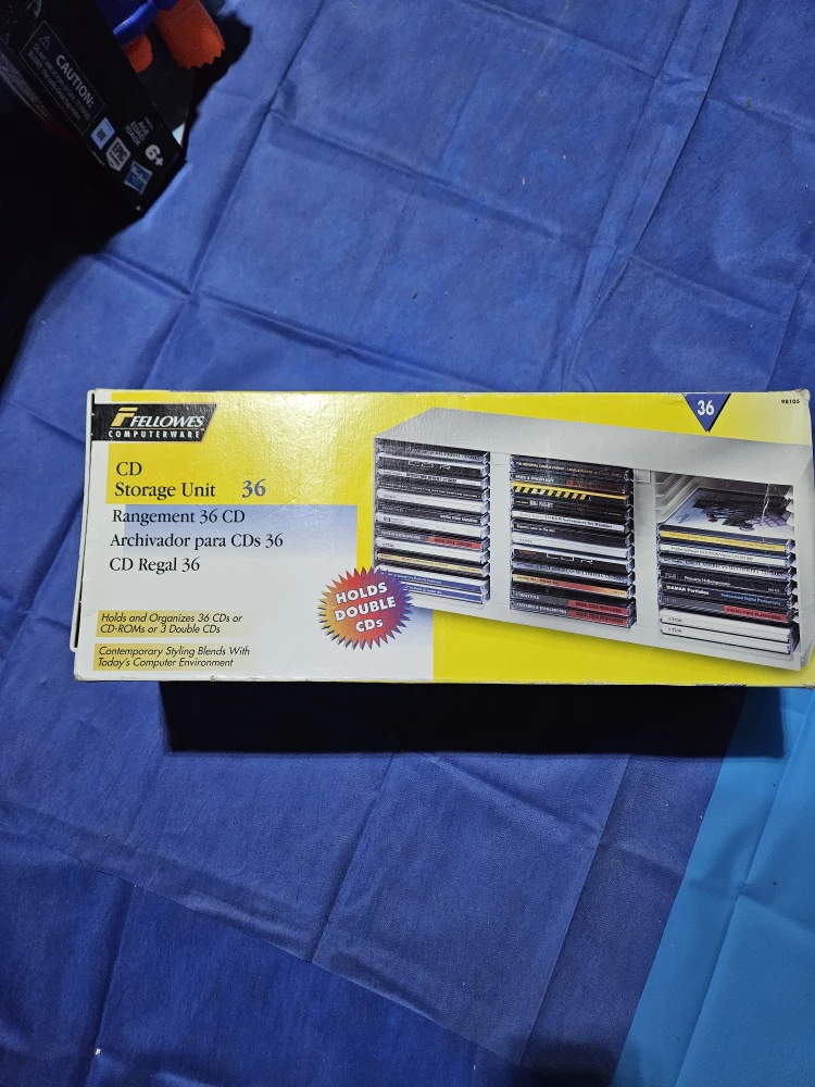Fellowes CD Storage Unit - Holds 36 CDs