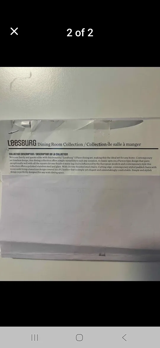 Leesburg Dining Room 5-Piece Set image indicator(2)