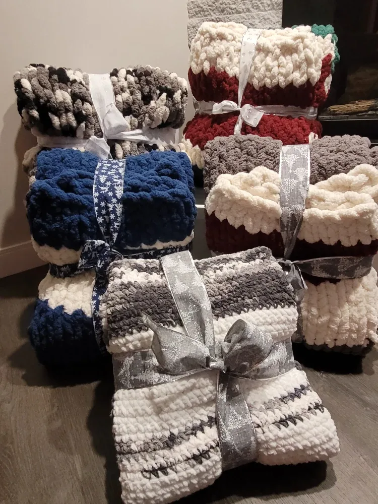 Chunky Knit  Blankets