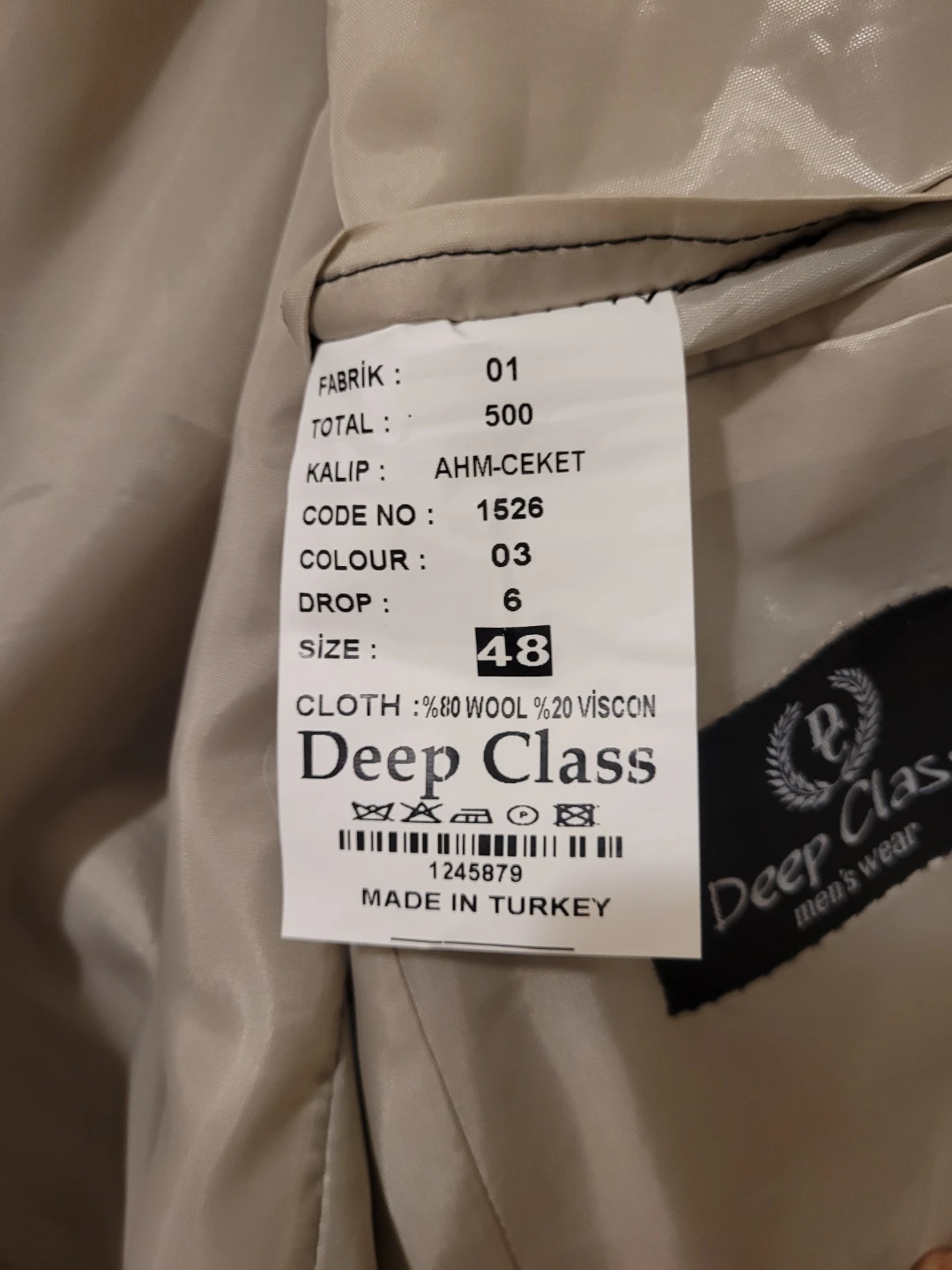 Deep Class Men's Blazer - Size 48 - photo 5