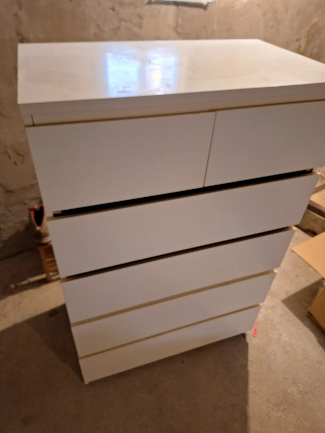 Ikea White 5-Drawer Dresser