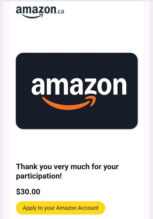 Amazon $30 Gift