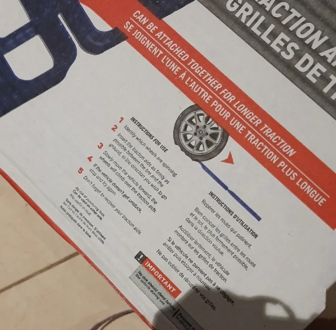 NIB Garant SnoFlex CAR TRIO winter SNOW KIT image indicator(4)