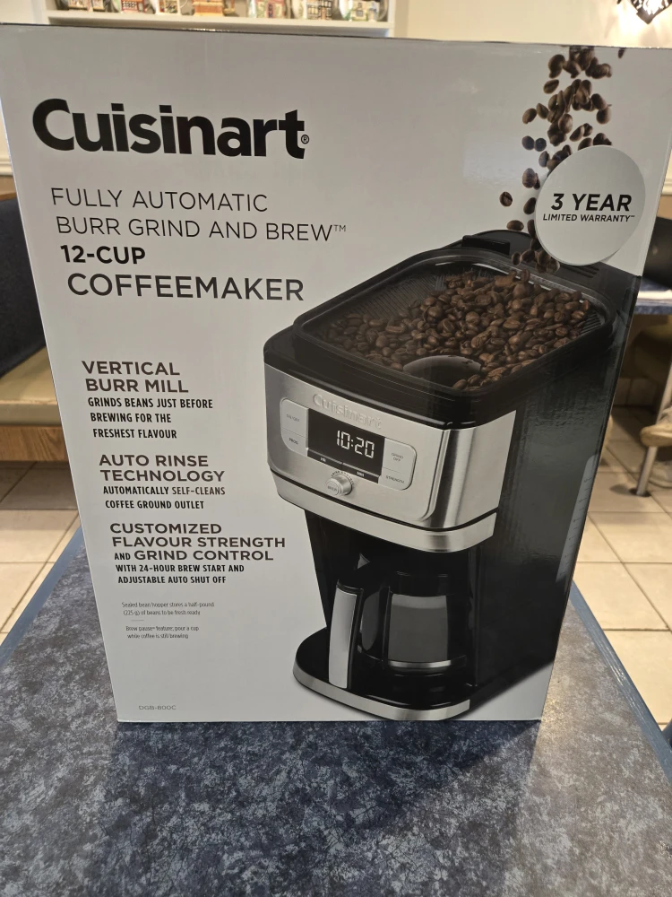 Cuisinart Burr Grind & Brew Coffeemaker - DGB-800C