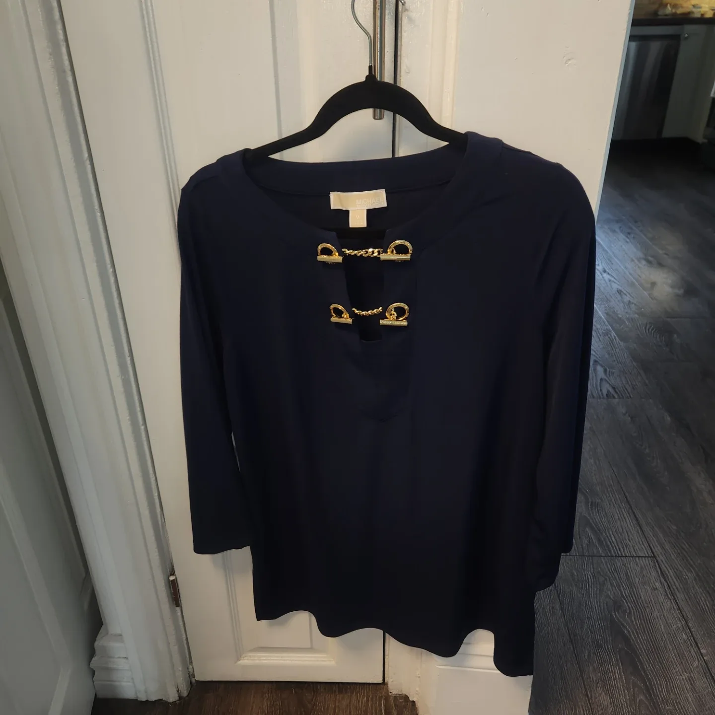 Michael Kors Navy Blouse - Size M