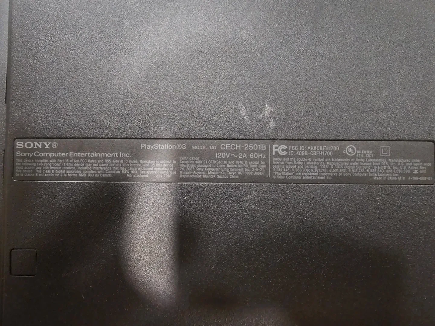 Sony PlayStation 3 (PS3) Console image indicator(2)