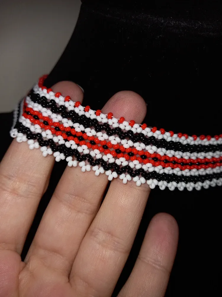 Handmade Beaded Sylianka - embroidery motifs image indicator(3)