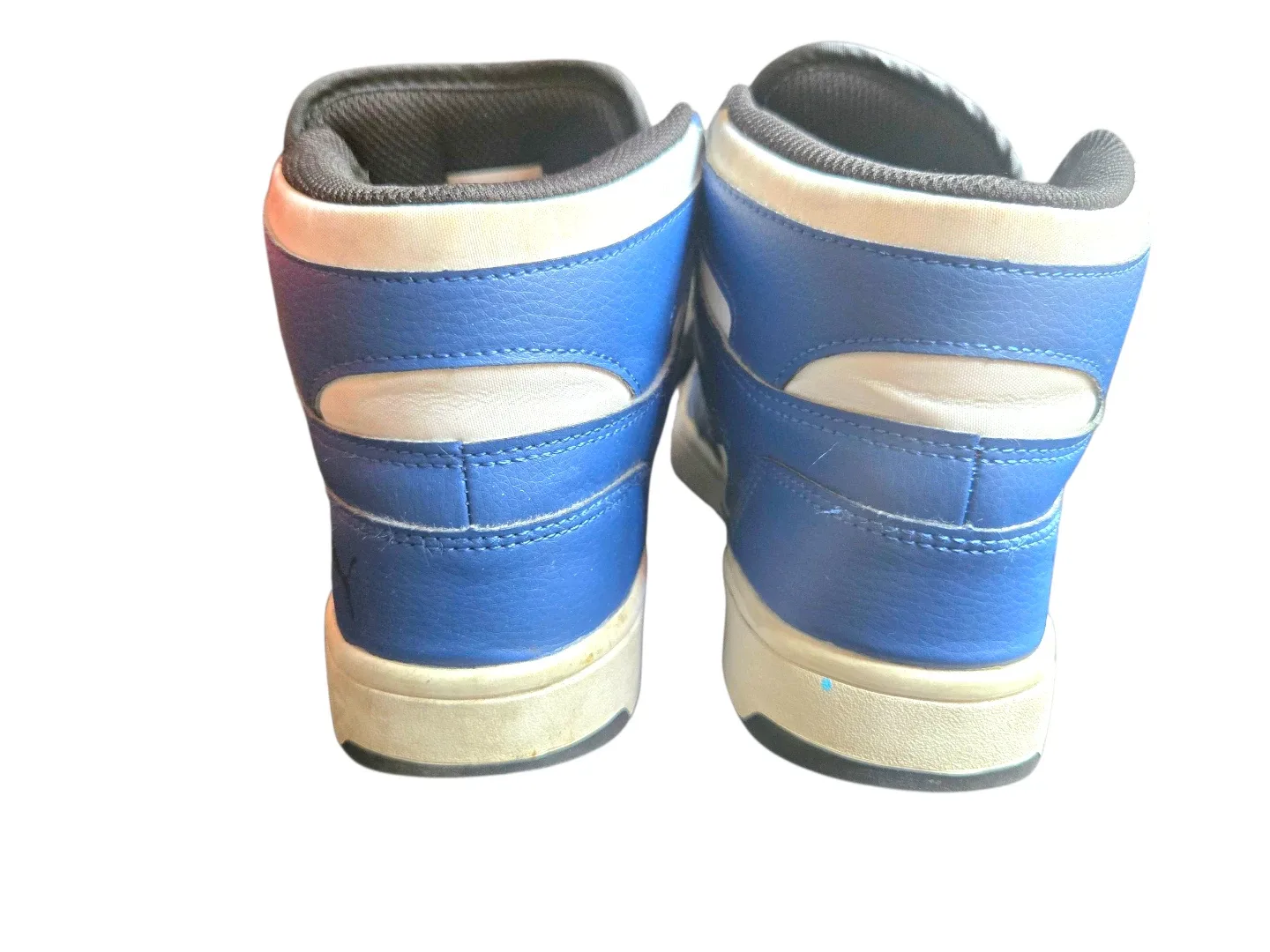 PUMA Rebound Layup High Top Sneakers Blue White Size 5C image indicator(2)