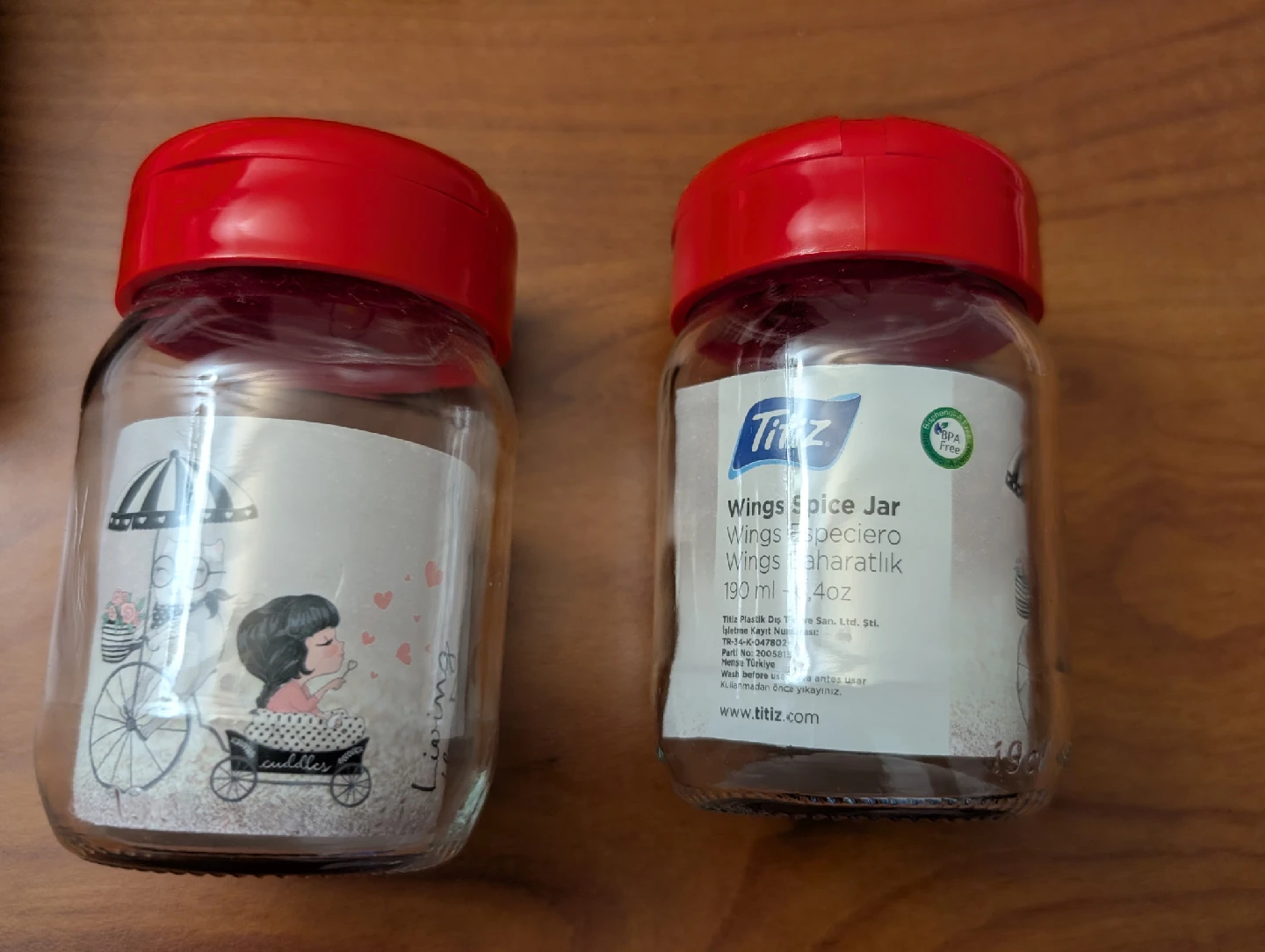 Brand New Titiz Wings Spice Jar 190 ml