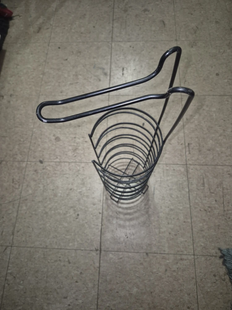 Black Metal Plate Rack Holder