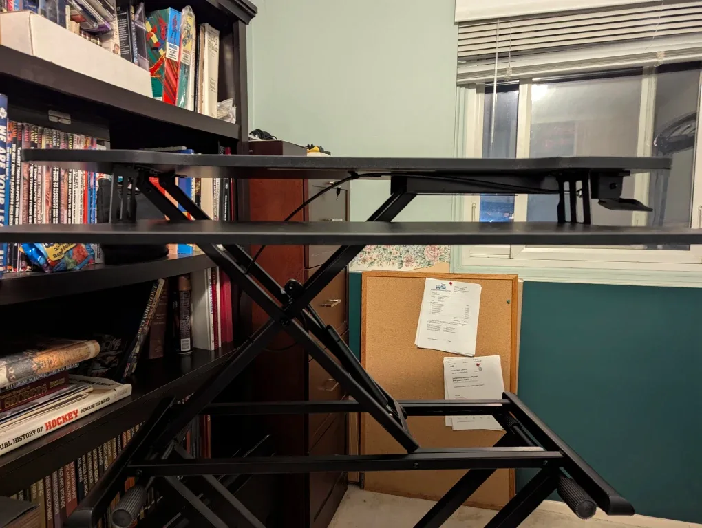 Black Standing Desk Converter image indicator(10)