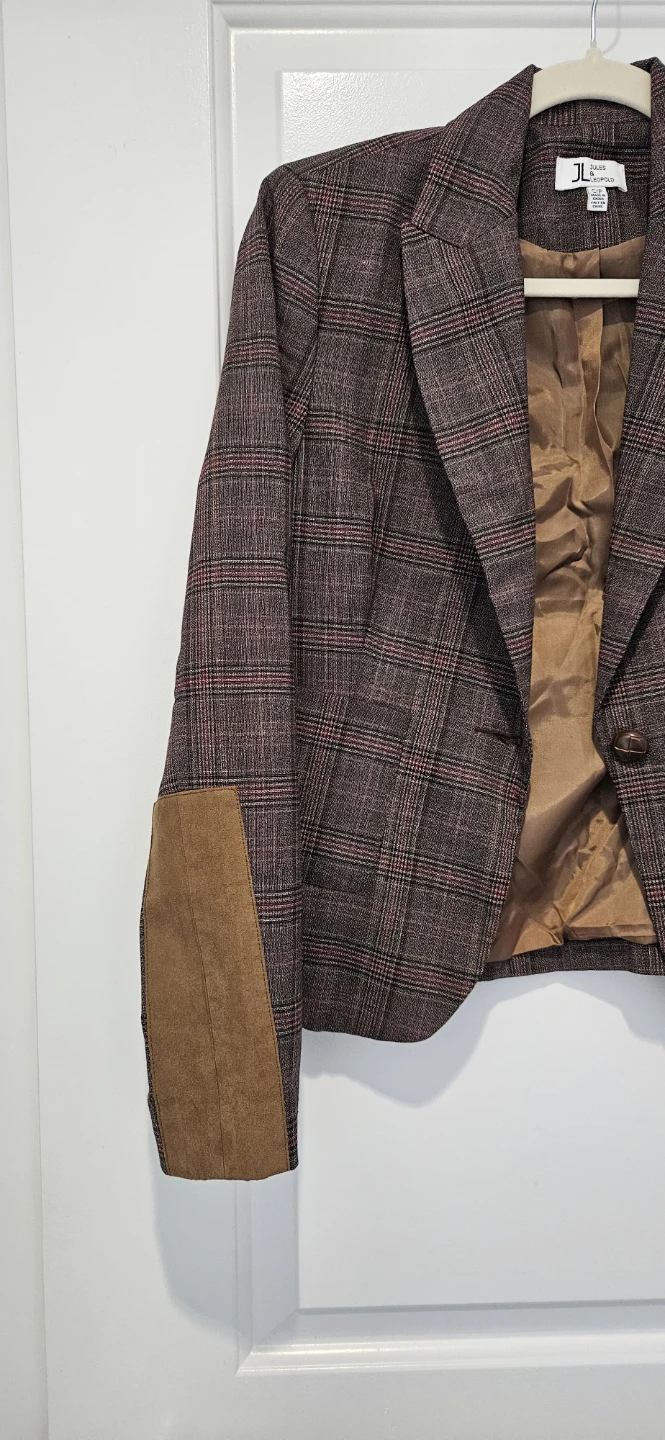 Jules & Leopold Women's Plaid Blazer - Size Small - photo 5