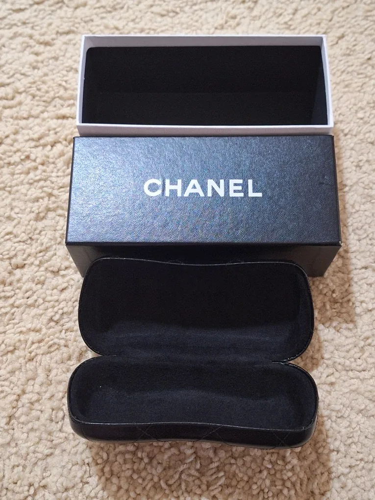 Chanel Sunglasses Case and box (no sunglasses) image indicator(2)