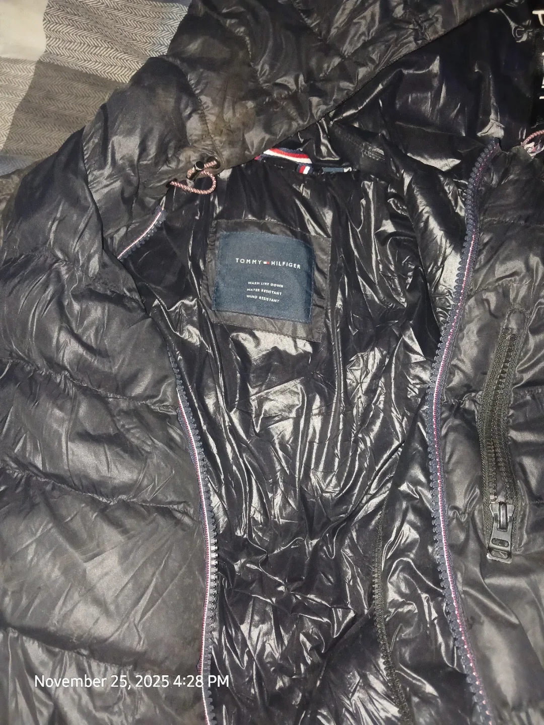 Tommy Hilfiger Black Puffer Jacket