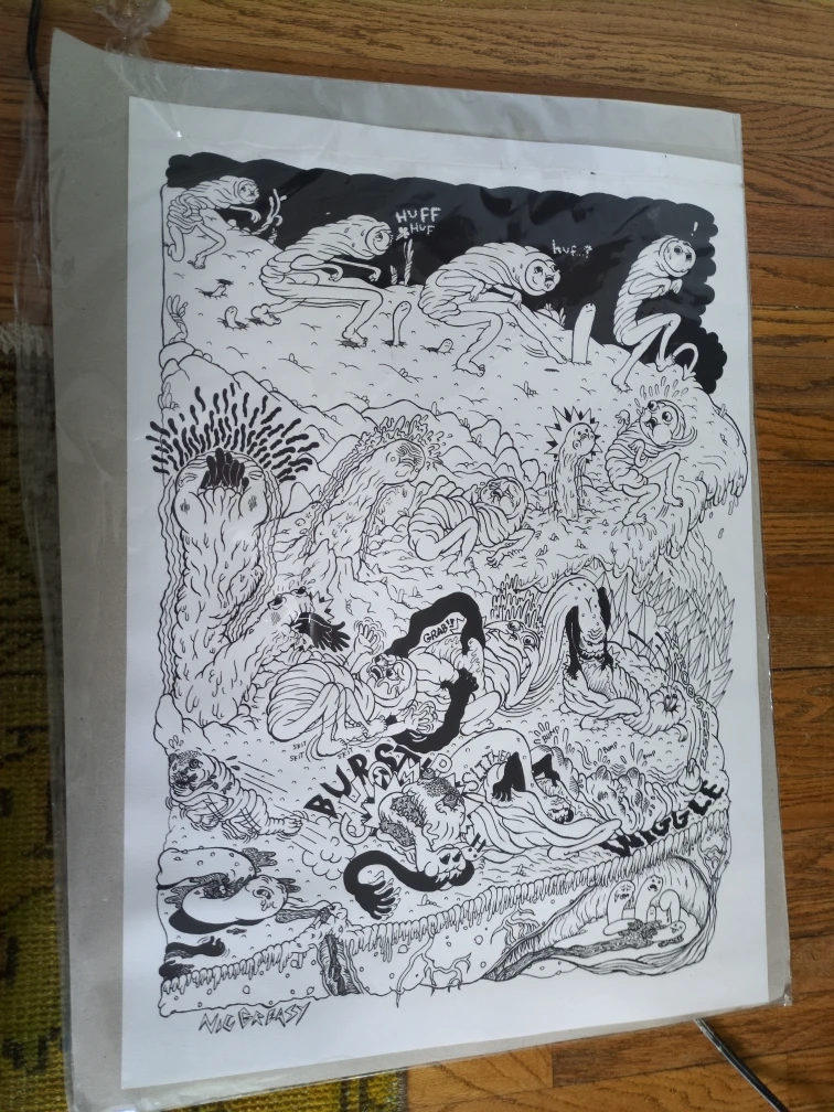Silk Screen Printed Comics Poster - photo 2