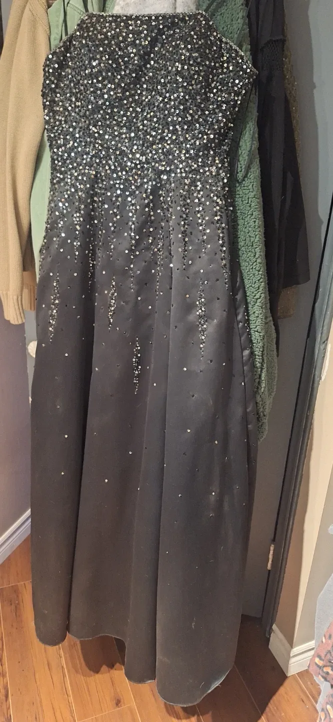 Black Beaded Formal Dress image indicator(2)