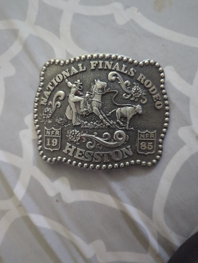 Hesston NFR Rodeo Belt Buckle