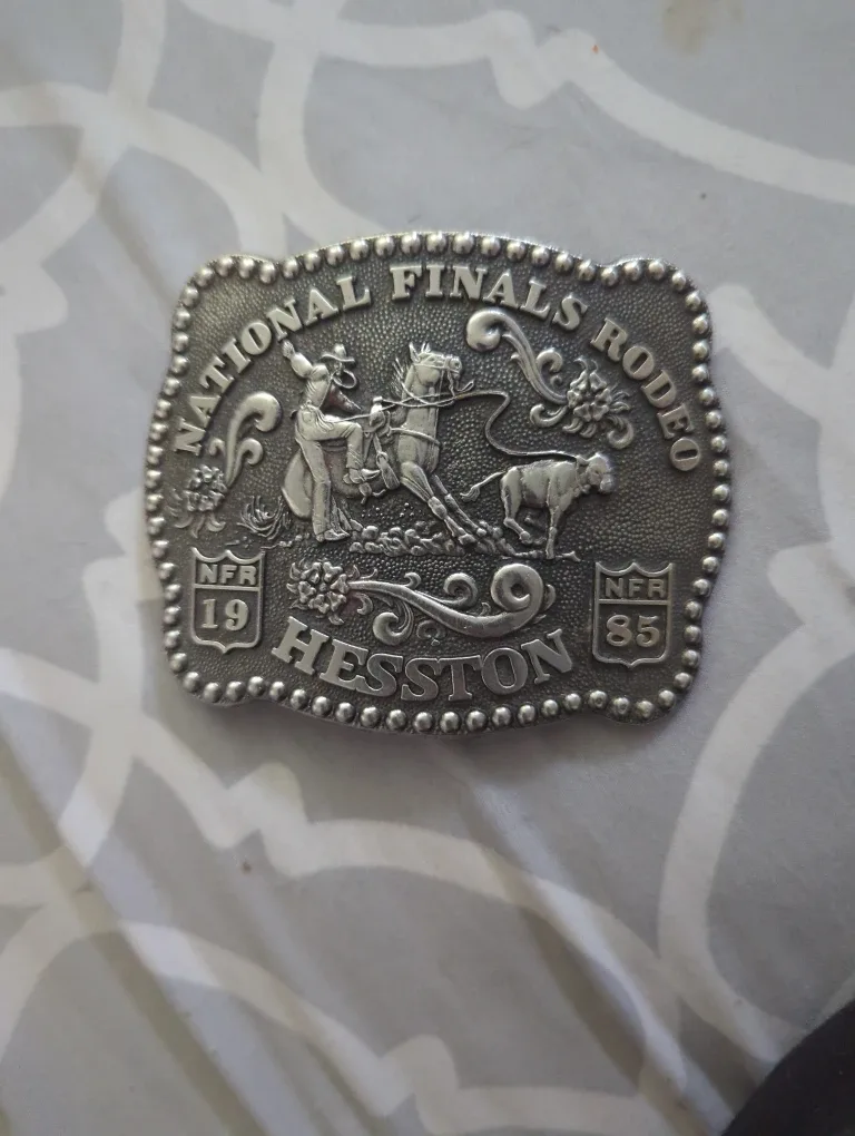 Hesston NFR Rodeo Belt Buckle