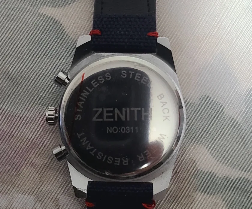 Zenith Stainless Steel Back Watch image indicator(2)