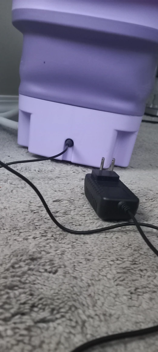Portable Folding Washing Machine - Purple - photo 3