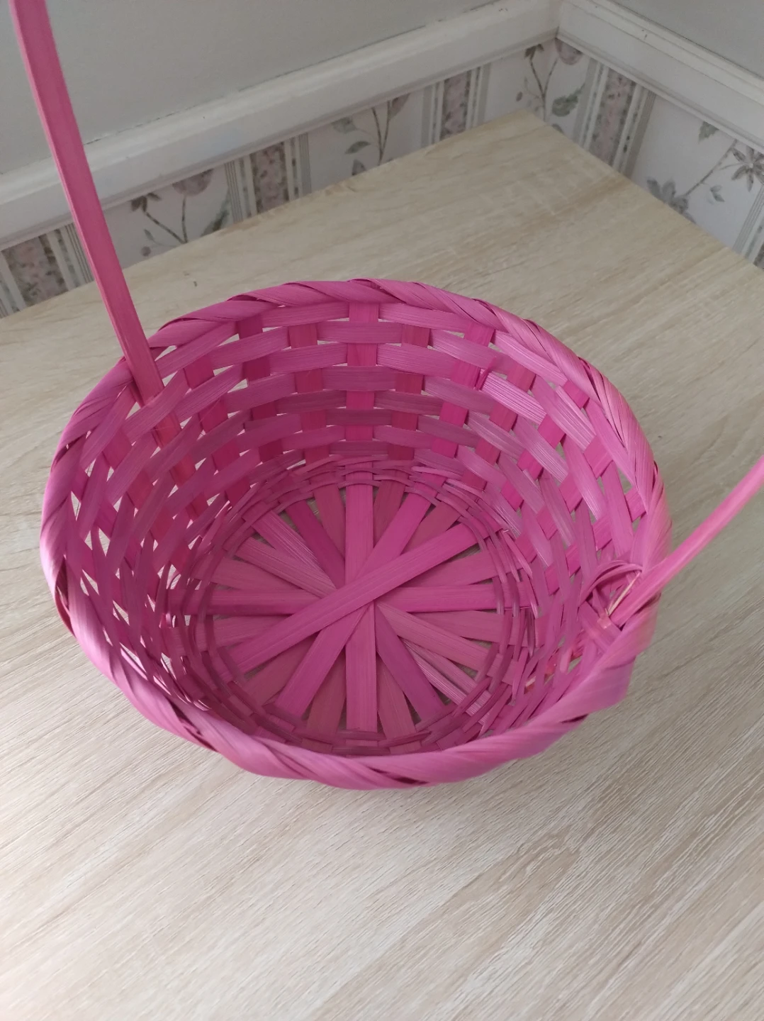 Pink Woven Basket - photo 2