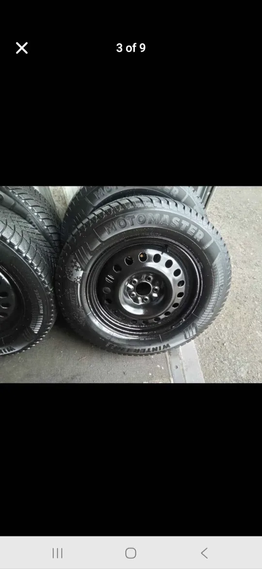 Set of 4 MOTOMASTER Winter Tires & Rims (235/65R18 5x114.3) image indicator(6)