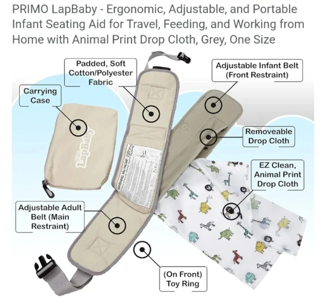 PRIMO LapBaby Infant Seating Aid - Grey - photo 2