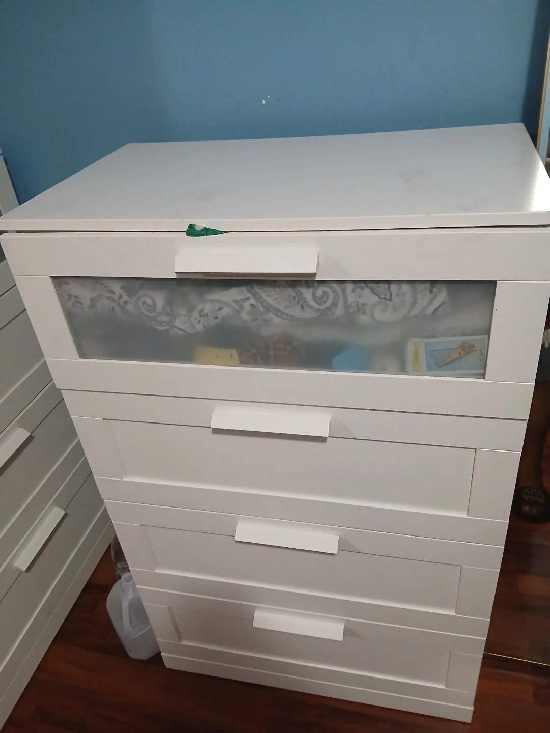 IKEA Hemnes White 5-Drawer Chest - photo 2