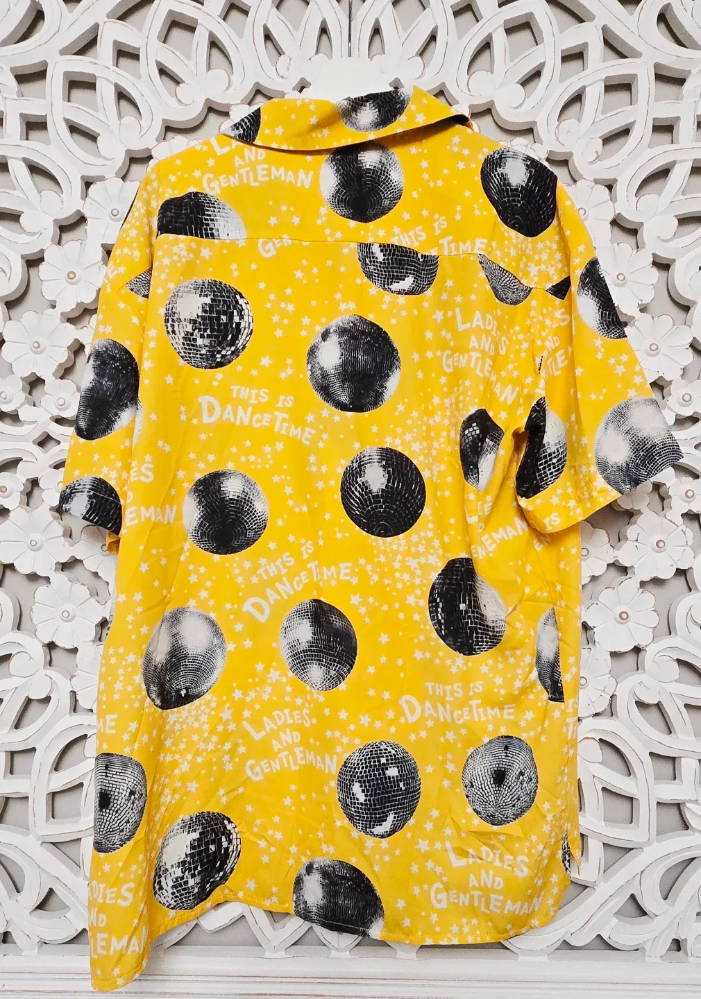 Nine Nuts by Nissy Yellow Disco Shirt image indicator(3)