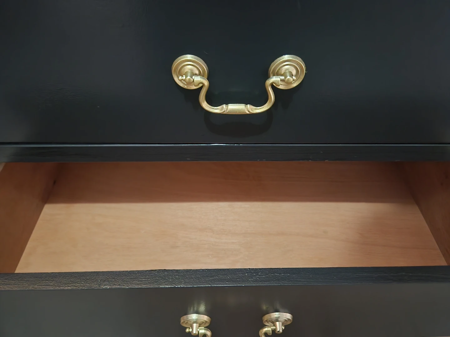 Black Dresser with Gold Handles - photo 2
