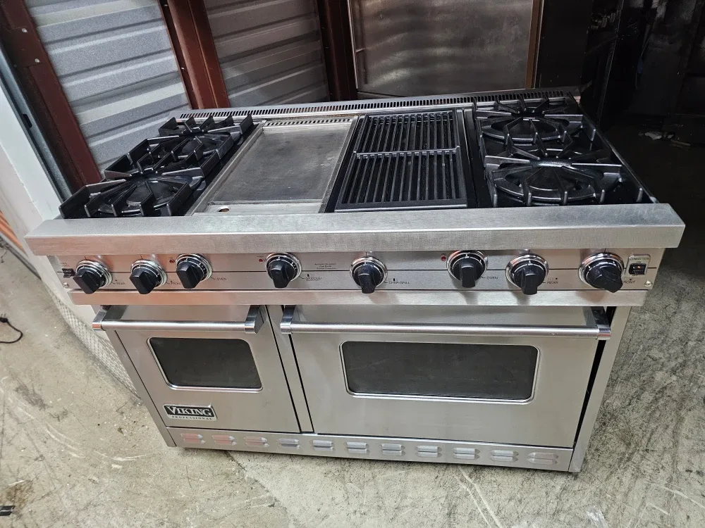 Viking 48in Stainless steel gas stove