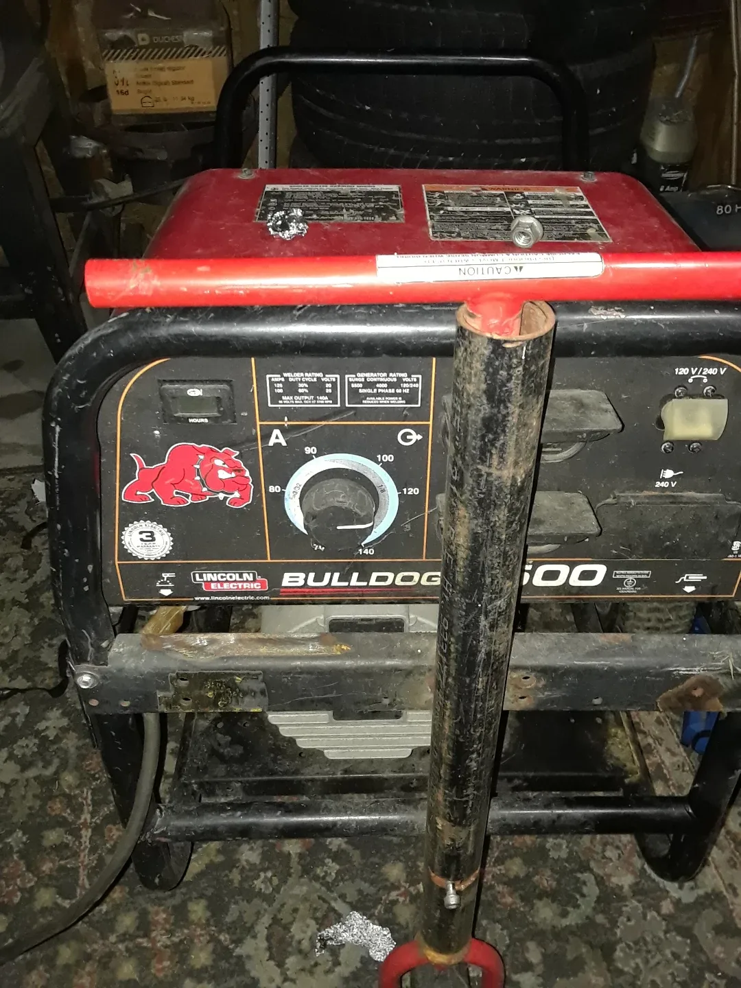 Lincoln Electric Bulldog 5500 Generator image indicator(2)