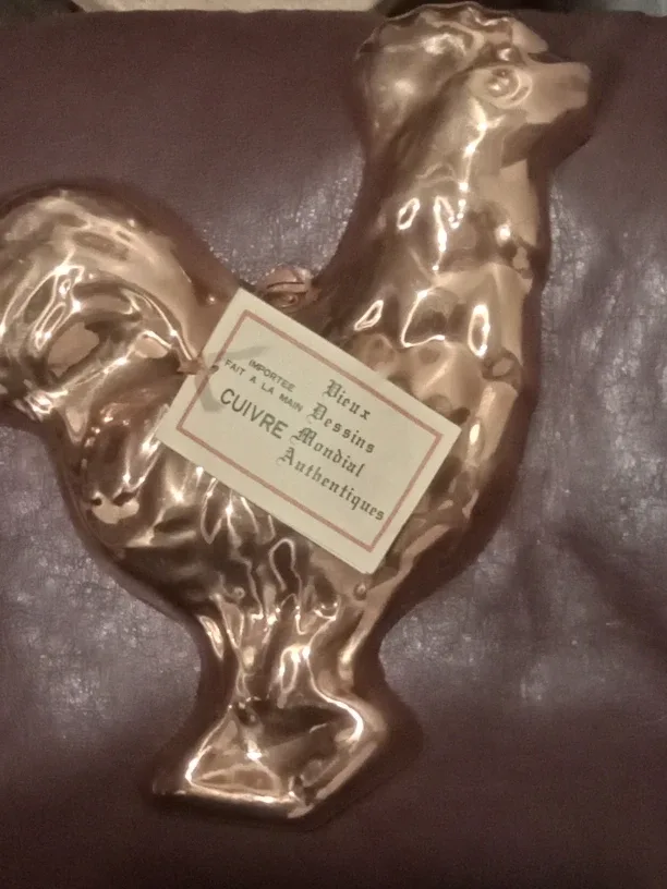 Old World Design Vintage  Copper Rooster image indicator(3)