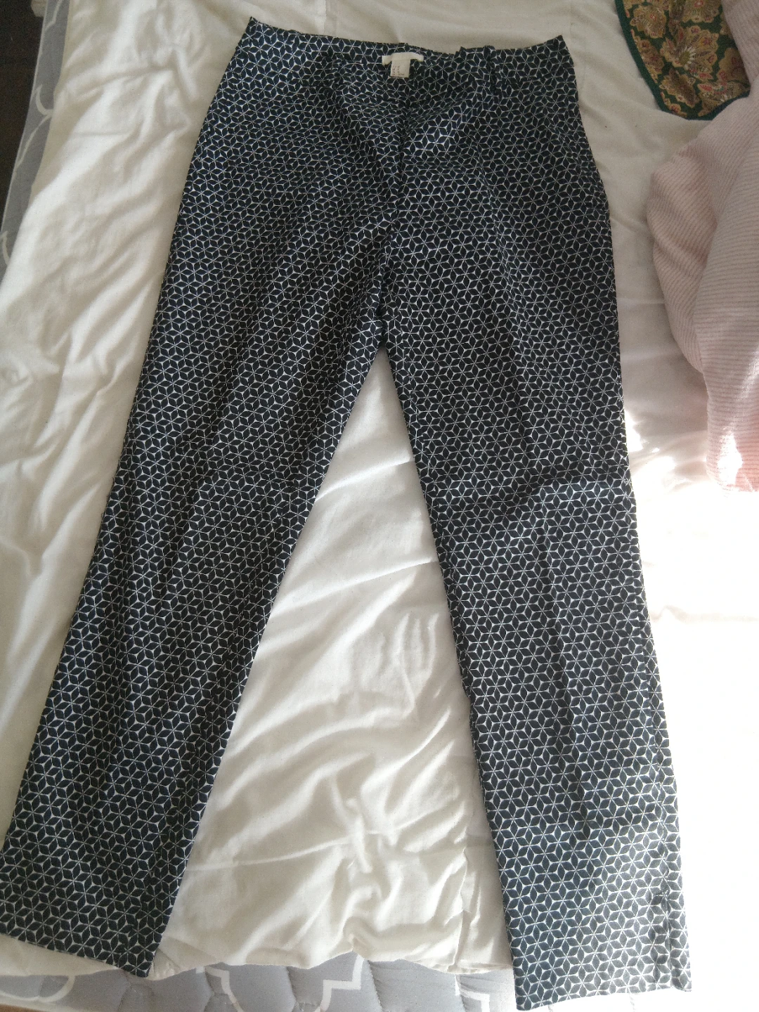 H&M Patterned Pants - Size 8