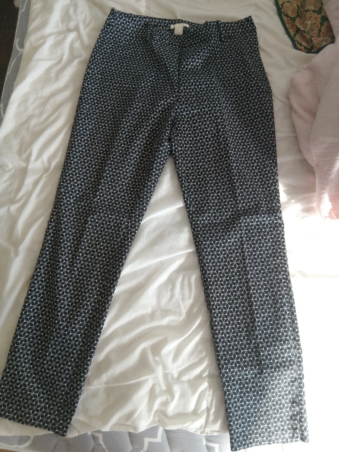 H&M Patterned Pants - Size 8