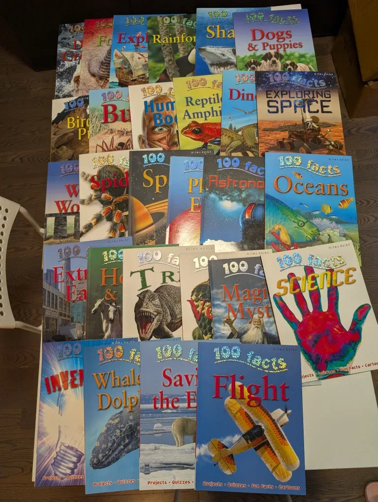 100 Facts Book Series by Miles Kelly