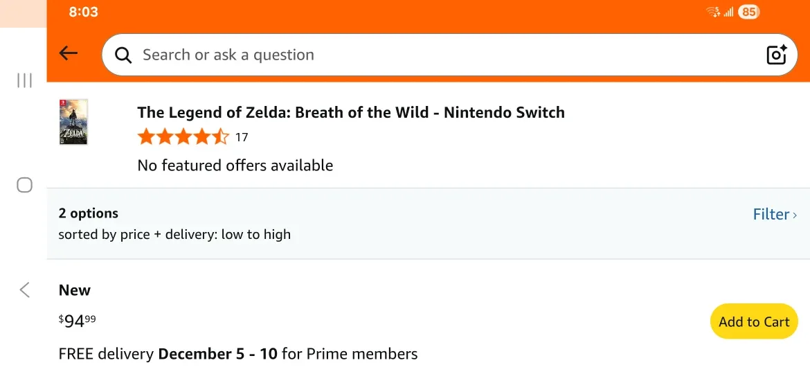 The Legend of Zelda: Breath of the Wild - Nintendo Switch image indicator(2)
