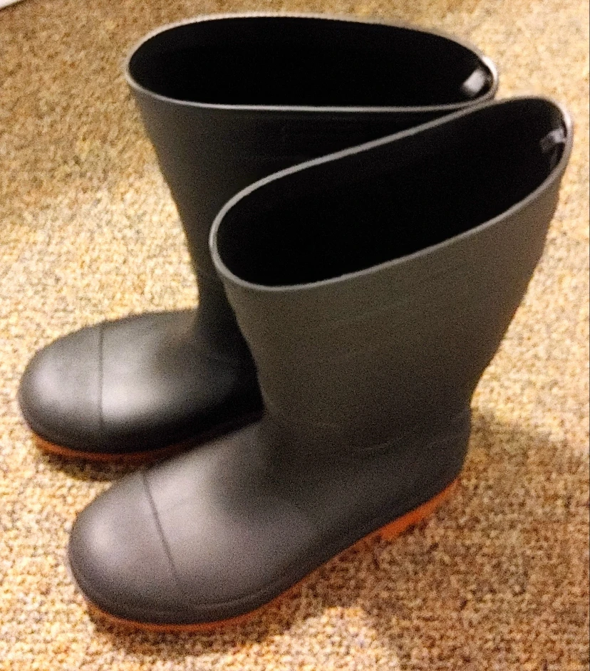 Black Rubber Rain Boots - photo 5