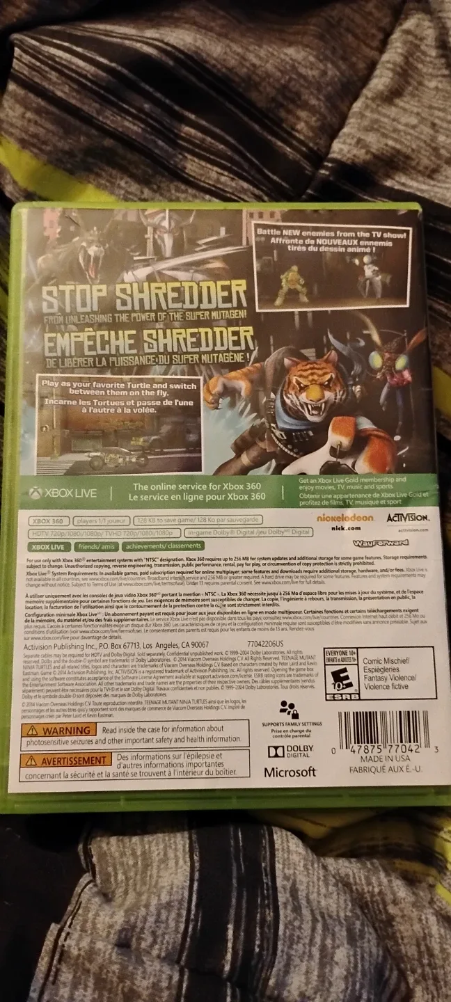 Teenage Mutant Ninja Turtles: Danger of the Ooze - Xbox 360 image indicator(3)