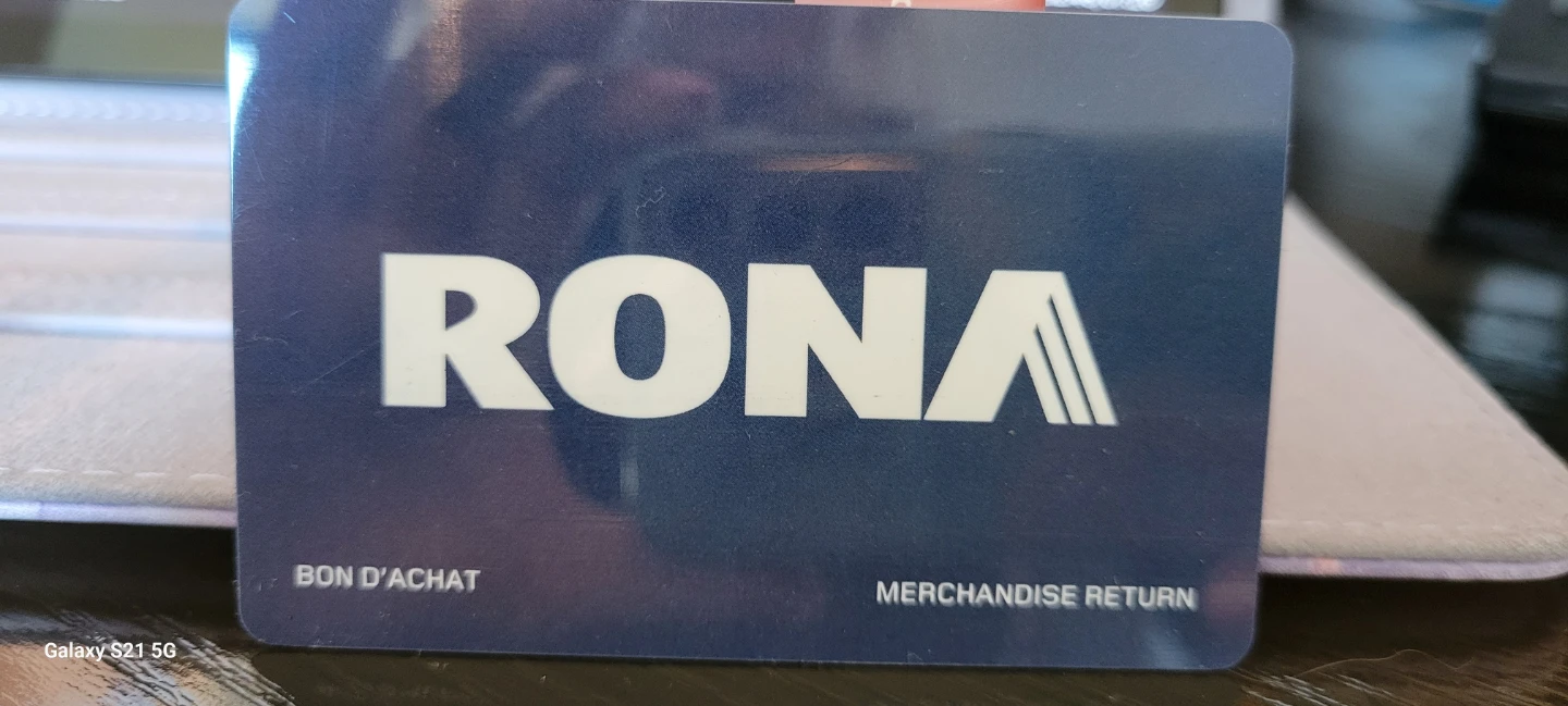 RONA Guft card