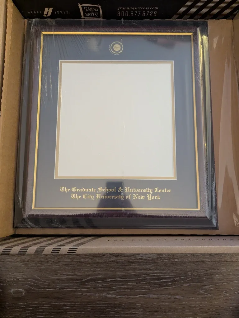 Framing Success Diploma Frame
