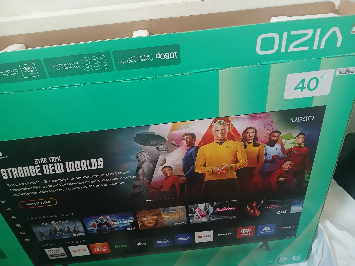 Vizio 40" 1080p Full HD TV thumbnail