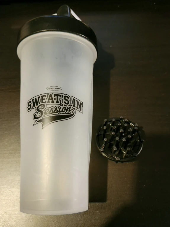 Fitness World "Sweat's In Session" Shaker Bottle