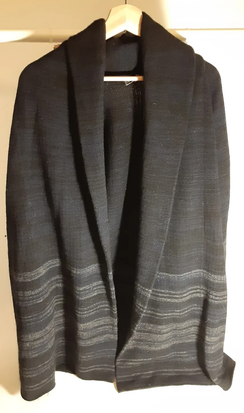 Vince - Wool/Yak - Dark Blue/Black Cardigan | S: L/G image indicator(3)